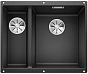 Мойка Blanco SUBLINE 340/160-U SILGRANIT чаша справа, отводная арматура InFino® антрацит