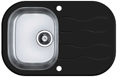 Мойка Alveus Wave 20 черное стекло