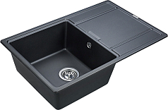 Мойка Paulmark Flugen чёрный металлик