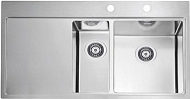 Мойка Alveus Pure 60R нержавеющая сталь матовая, чаша справа