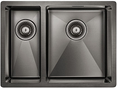 Мойка Paulmark Annex R вороненая сталь