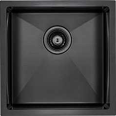 Мойка Paulmark Aller вороненая сталь атласная