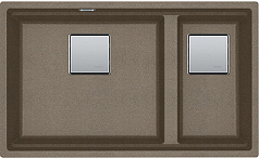 Мойка Franke Kubus 2 KNG 120 лунный серый