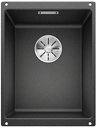 Мойка Blanco SUBLINE 320-U SILGRANIT отводная арматура InFino® антрацит