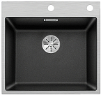 Мойка Blanco SUBLINE 500-IF/A клапан-автомат InFino® антрацит