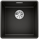 Мойка Blanco SUBLINE 400-F отводная арматура InFino® черный