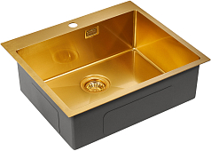 Мойка Paulmark Isar золото брашированное