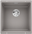 Мойка Blanco SUBLINE 400-U SILGRANIT отводная арматура InFino® алюметаллик