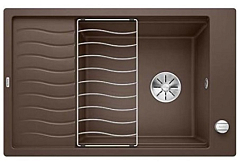 Мойка Blanco Elon XL 6 S-F SILGRANIT PuraDur клапан-автомат InFino® кофе