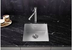 Мойка Blanco ZEROX 400-U Durinox® отводная арматура InFino® нержавеющая сталь durinox