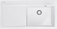 Мойка Franke MTK 611-100, чаша справа, белый