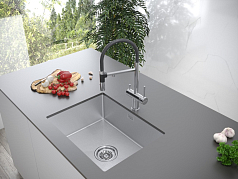 Мойка Paulmark Isar нержавеющая сталь брашированная