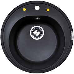 Мойка Zigmund & Shtain Kreis 505 черный базальт