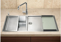 Мойка Blanco Claron 400/550-T-IF/N чаша слева