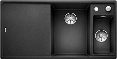 Мойка Blanco AXIA III 6 S-F чаша справа, доска ясень клапан-автомат InFino® антрацит