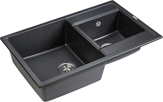 Мойка Paulmark Tandem черный металлик