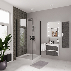 Душевое ограждение Niagara NG-6803-08 black