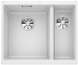 Мойка Blanco SUBLINE 340/160-U SILGRANIT чаша слева, отводная арматура InFino® белый