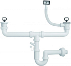 Двойной Сифон Alveus FI 70 ECO c переливом 1071240