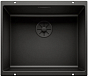 Мойка Blanco SUBLINE 500-U SILGRANIT отводная арматура InFino® черный black edition