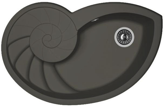 Мойка Florentina Наутилус антрацит preview 1