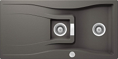 Мойка Schock WATERFALL 60D CRISTADUR серебристый камень