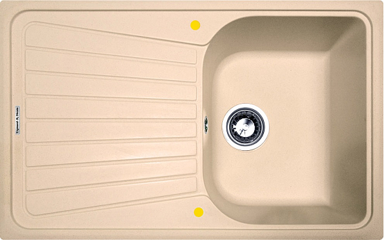 Мойка Zigmund & Shtain Klassisch 790 топленое молоко preview 1