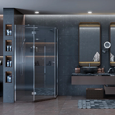 Душевое ограждение Ambassador 12011111L (Niagara Premium)