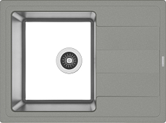 Мойка Florentina Комби 650 серый