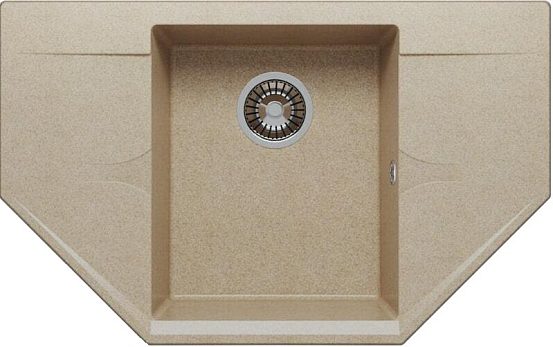 Мойка Polygran Riff-800 песочный preview 1