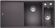 Мойка Blanco AXIA III 6 S-F чаша справа, доска стекло клапан-автомат InFino® темная скала