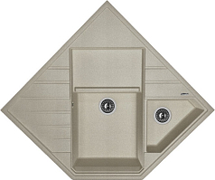 Мойка Florentina Бомбей серый