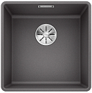 Мойка Blanco SUBLINE 400-F отводная арматура InFino® темная скала