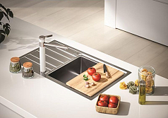 Мойка Alveus Rando 50L UP нержавеющая сталь атласная, чаша слева