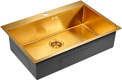 Мойка Paulmark Vast PM217551-BG золото брашированная