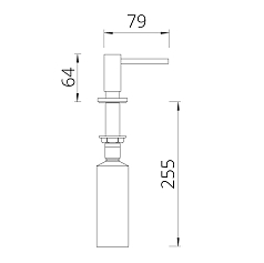 Дозатор Schock SAMO black edition