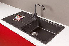 Мойка Schock ELEMENT 60D Large CRISTALITE оникс