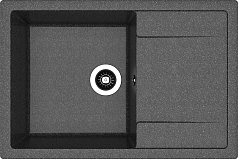 Мойка Florentina Техно 760 черный