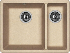 Мойка Flortek Ринг 335/160 песочный