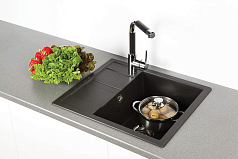 Мойка Schock OPTIMA 45D CRISTALITE оникс