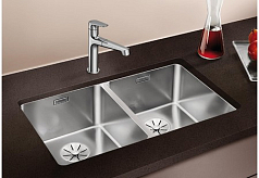Мойка Blanco ANDANO 340/340-U нержавеющая сталь зеркальная полировка
