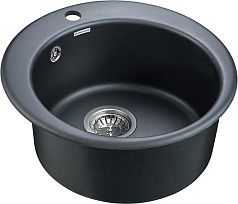 Мойка Paulmark Gelegen чёрный металлик