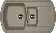 Мойка Florentina Нире 860К серый шёлк