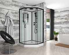 Душевая кабина Niagara NG-6901 D black