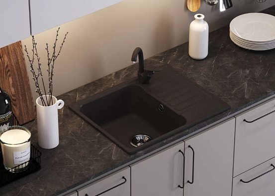 Мойка QuartzBond Bond-600 лён preview 2