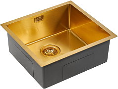 Мойка Paulmark Weser золото брашированное