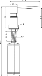 Дозатор Paulmark Kraft Metallum никель