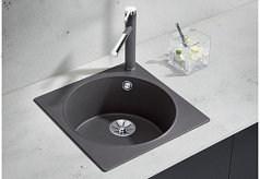 Мойка Blanco ARTAGO 6 отводная арматура InFino® антрацит