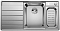 Мойка Blanco AXIS III 6 S-IF чаша справа нержавеющая сталь зеркальная полировка