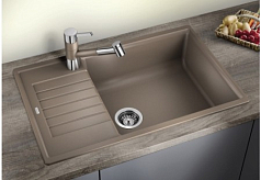 Мойка Blanco ZIA XL 6S Compact SILGRANIT жемчужный